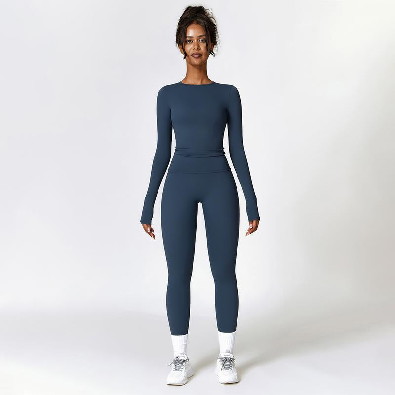 MASKERT “2-Piece Set”Women'S Sports Suit, Sports Running Suit, Yoga Suit, Home Casual Suit, Skin Friendly and Comfortable