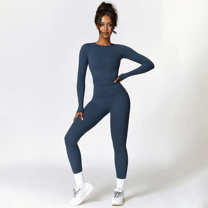 MASKERT “2-Piece Set”Women'S Sports Suit, Sports Running Suit, Yoga Suit, Home Casual Suit, Skin Friendly and Comfortable